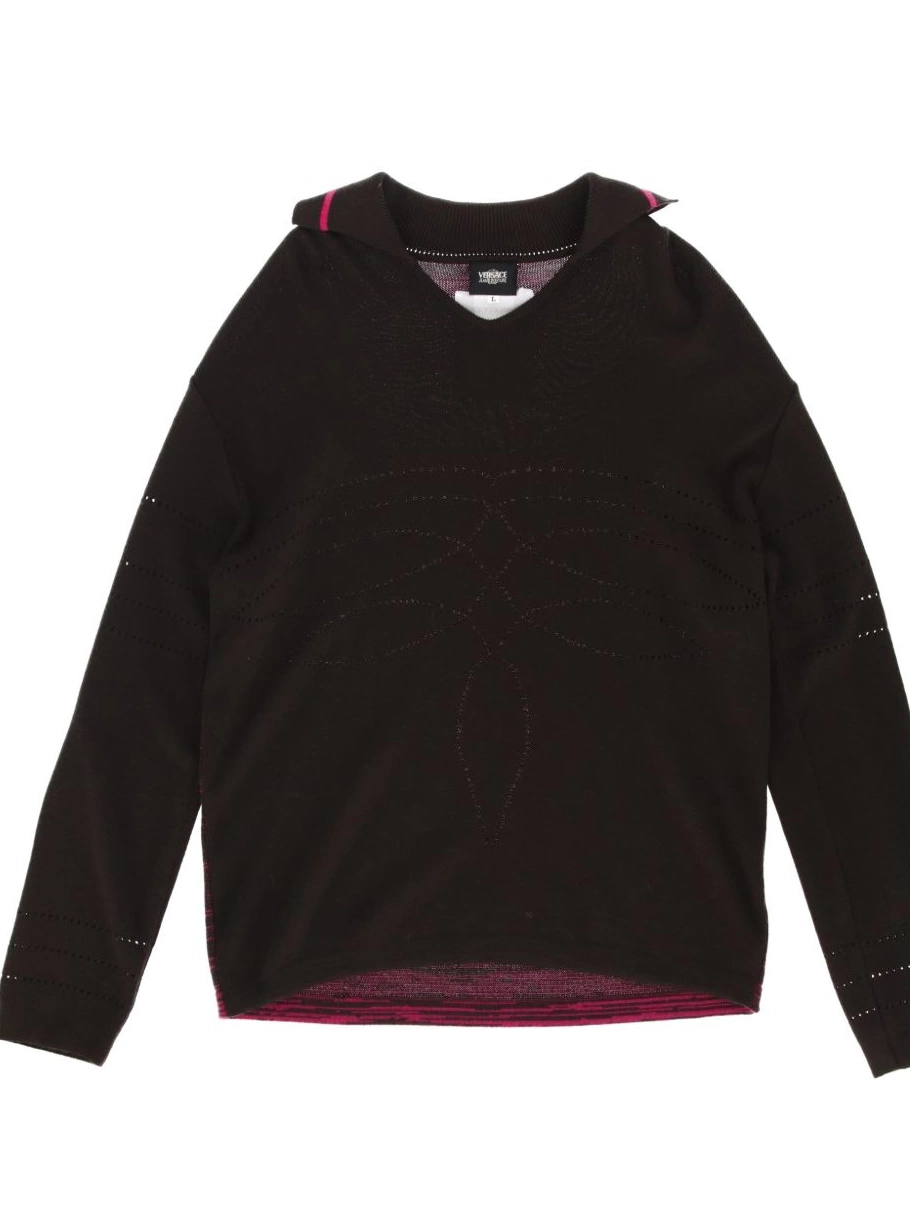 sweater 2000s perforated-detail Versace Women 0703
